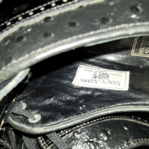 BLACK STACY ADAMS 7 1/2 - Picture 4 of 6